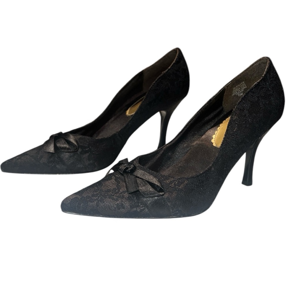 Sam & Libby Black Stiletto Heels